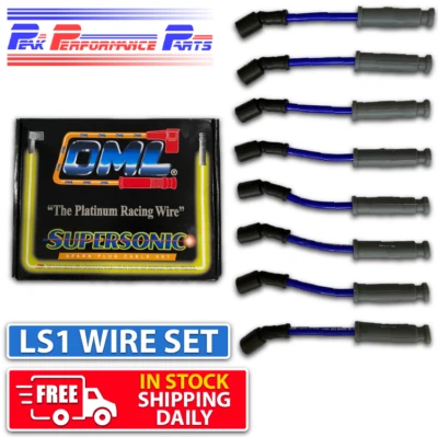 Race Spark Plug Leads for Holden HSV LS1 5.7L V8 Commodore Calais VT VU VX VY VZ - Image 1 of 2