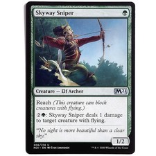Skyway Sniper - Foil M/NM Green Creature Elf Archer Uncommon Magic TCG M21 MTG
