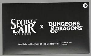 MTG Secret Lair X D&D: DEATH IS IN THE EYES OF THE BEHOLDER II [SEALED FOIL] - Picture 1 of 3