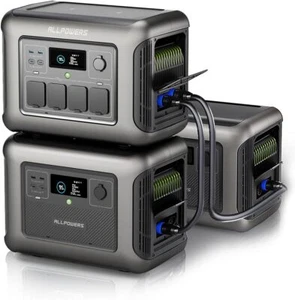 ALLPOWERS Powerstation Portátil R1500 con 2x B1000 Batería Adicional Ampliación de Capacidad - Imagen 1 de 8