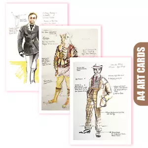 Doctor Who - 3 Survival Costume Prints (Reproduction A4) - Foto 1 di 5