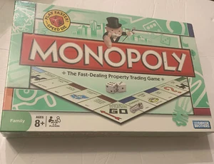 2008 MONOPOLY With FAST SPEED DIE By Parker Brothers New - Factory Wrapped - Picture 1 of 12
