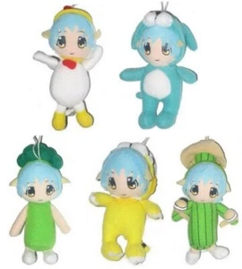Galaxy Angel Mint Plant & Animal Cospa Anime Plush Set - (5 Plushes) - Picture 1 of 9