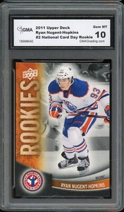 2011 Upper Deck National Card Day Hockey #2 Ryan Nugent-Hopkins GMA 10