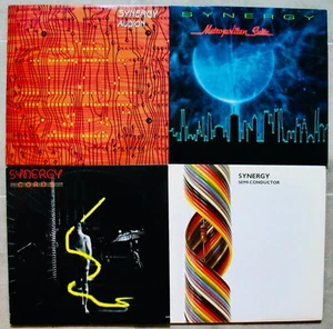 SYNERGY~4 Near Mint Symphonic Prog Rock Albums~Larry Fast~PASSPORT~AUDION JEM - Imagen 1 de 6