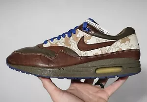 2005 Nike Air Max 1 Truques Pack Olive Chocolate Size 10 RARE OG 95 97 98 90 sb - Picture 1 of 14