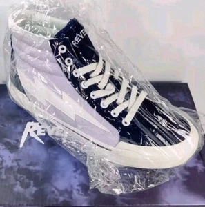 New REVENGE x STORM VOL. 2 High Top Lilac Dark Navy Size 9 Sneakers Shoes - Picture 1 of 7