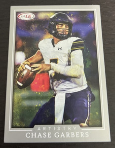 Chase Garbers -2022 Sage Artistry -#38 -Silver-Cal Berkeley -Las Vegas - (82323)