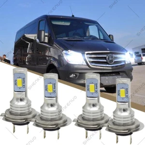For Benz Sprinter 2500 3500 10-18 4x 6000K H7 LED Headlight High Low Beam Bulbs - Bild 1 von 12