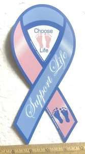 Support Life / Choose Life 2 in 1 Magnetic Ribbon - Picture 1 of 3