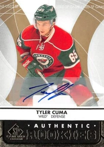 2012-13 SP Game Used Gold Autographs #128 Tyler Cuma - Picture 1 of 2