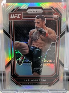 CARLOS ULBERG 2023 Panini UFC Prizm Base ROOKIE SILVER