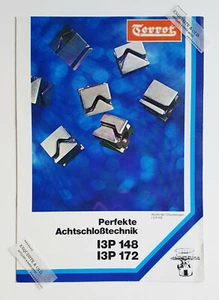 Perfekte Achtschloßtechnik I3P Technik Terrot Strickmaschinen Stuttgart Werbung - Picture 1 of 5