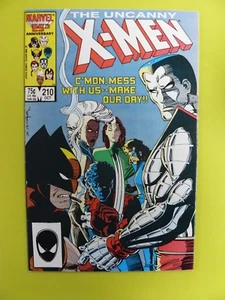 Uncanny X-Men #210 - 1st App of Marauders (cameo) - Mutant Massacre- VF - Marvel - Picture 1 of 10