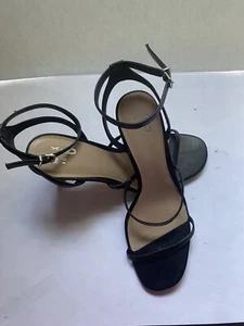 Mix No. 6 Heels Strappy Sandals Alicianna Size 11M 43 Elegant Black Dressy Party - Picture 1 of 6