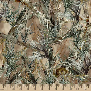 3 Yards Cotton Fabric - Springs Creative True Timber Hunting Camouflage - Picture 1 of 1