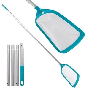 U.S. Pool Supply 6-Foot Pool Leaf Skimmer Net, Aluminum Pole, Ultra Fine Mesh - Picture 1 of 5