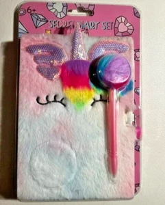 Unicorn Secret Diary Set,Gift with Pen, Lock, Key - Picture 1 of 3