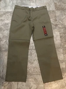 Dickies Khaki Pants Women 16R Twill 774 Original Fit Straight Leg Work Length 32 - Picture 1 of 9