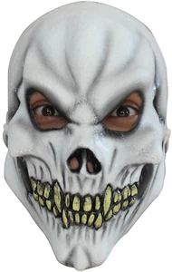 Ghoulish Productions Skull Jr. Latex Face Mask Horror Halloween Cosplay - Picture 1 of 9