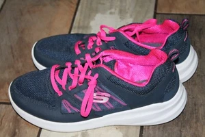 Skechers Damen-Lauf-, Wanderschuhe dunkelblau pink Größe 8,5 KOSTENLOSER VERSAND! - Bild 1 von 6
