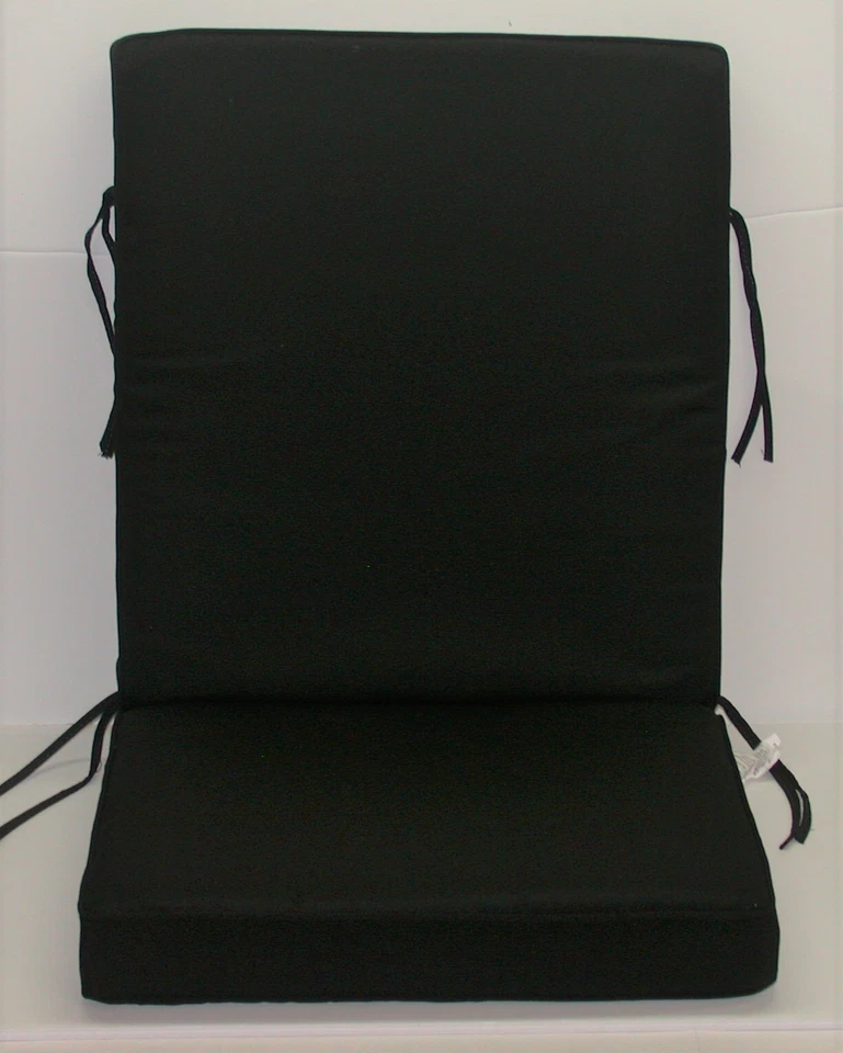 Sunbrella® Outdoor Patio Chair Cushion ~ Canvas Black ~ 22.5 x 44.5 x 3.5 NEW - Изображение 1 из 3