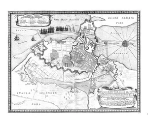 Antique map, Dahlbergh/Pufendorf, .. Geometrica urbis Haffniae Daniae Regum - Picture 1 of 1