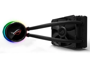 ASUS ROG Ryuo 120 All-in-One CPU-Wasserkühlung (1,77 Zoll OLED Display, Aura Syn - Bild 1 von 6