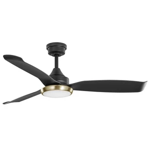 Kathy Ireland Home 52-Inch Freya Outdoor Damp Rated Ceiling Fans with Lights ... - Picture 1 of 9