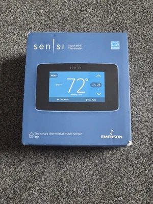 Emerson Sensi Touch Wi-Fi Smart Thermostat with Touchscreen Color Display ST75 - Image 1 of 4