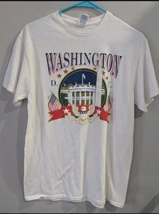 American Washington DC, Delta Pro Weight Graphic Tee Shirt Unisex/Men's Medium - Picture 1 of 8