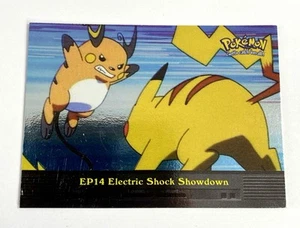 2000 Topps Pokemon TV Animation Series 2 #EP14 Electric Shock Showdown Foil - Picture 1 of 3