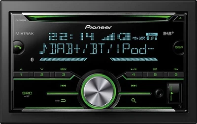 Pioneer FH-X730BT CD USB Bluetooth AUX-IN 2-Din Autoradio Freisprecheinrichtung - Bild 1 von 3