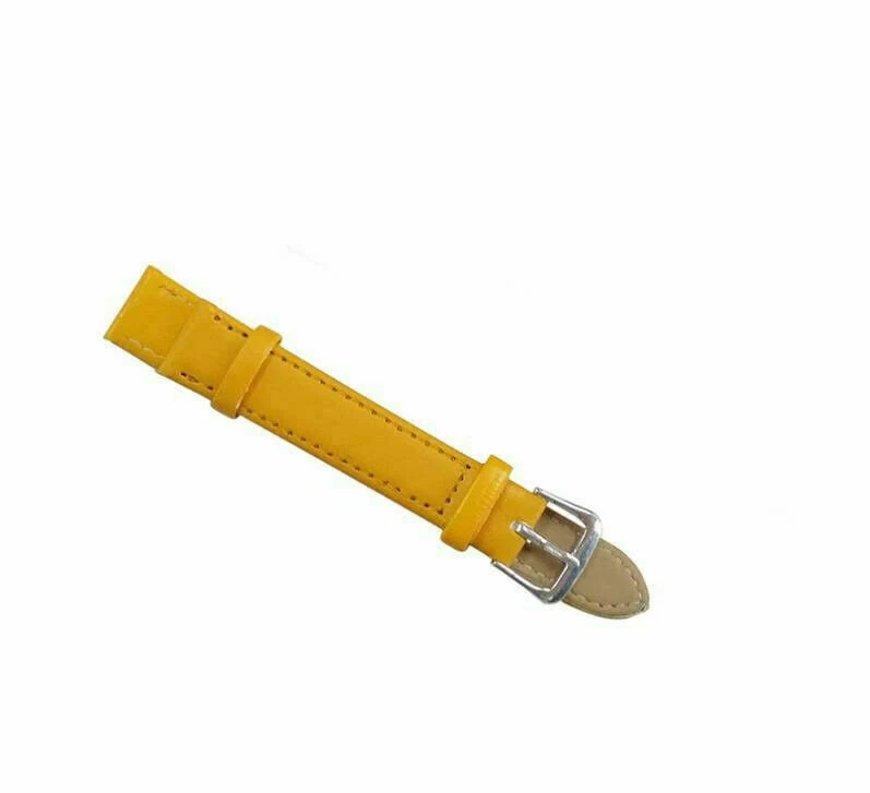 PU Leather Small Watch Strap Band 12 14 16 18 20 22 mm Stainless Steel Buckle - Image 1 of 4