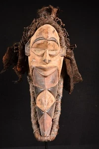 A Primitive Pende Helm Mask DR Congo Afrika Africa, Afrique 614 - Picture 1 of 6