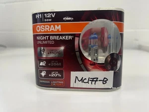 Tried on! OSRAM H1 Night Breaker Unlimited 64150NBU Halogen bulbs 110% 12V 55W - Picture 1 of 7