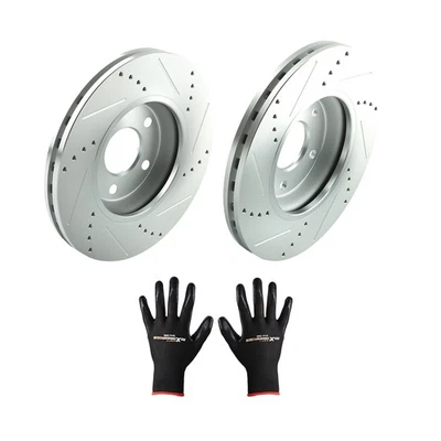 Front Drilled Brake Rotors for Chevrolet Cobalt 2005-2006/ HHR 2006-2010 296mm - Image 1 of 4