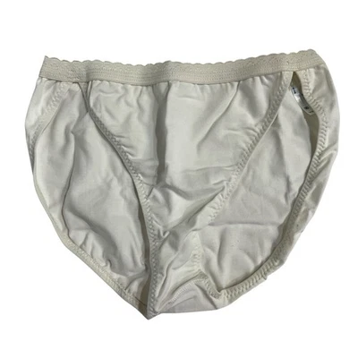 Lote De 6 Leggings Bragas M Blanco Mezcla Algodón Bikini Pierna Recorte De Colección Hechas en EE. UU. Foto 1 de 4