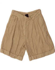 MASSIMO DUTTI Womens Pegged Chino Shorts EU 34 2XS W24 L7 Beige CN24 - Picture 1 of 3