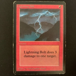MTG \\>> Lightning Bolt (PL) <<// Beta - 341 Trading - Magic - Bild 1 von 6