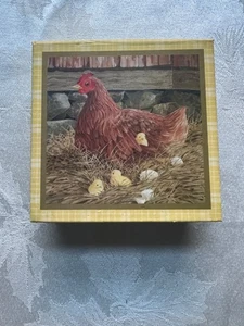 rooster coaster set 6 coasters - Picture 1 of 5