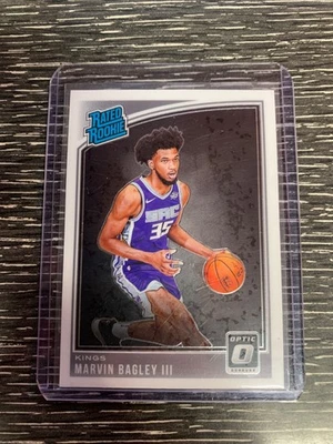2018-19 Donruss Rated Rookie Marvin Bagley III RC #168 Sacramento Kings 1AB - Image 1 of 2