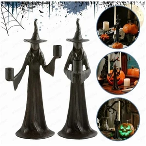 2025 Halloween Hexe Kerzenhalter Hexe Kerzenhalter für Halloween Indoor 7" - Bild 1 von 8