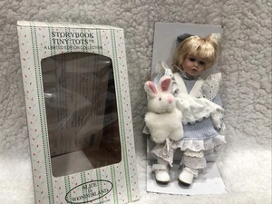 Vtg - Seymour Mann- Storybook Tiny Toys- Alice In Wonderland 10” Porcelain Doll - Picture 1 of 7
