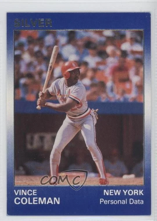 1991 Star Silver /2000 Vince Coleman #9 - Image 1 of 2