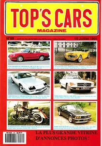 TOP AUTOS MAGAZIN. Nr. 69. 1991. CHEVROLET CAMARO. BMW M 635. AUSTIN HEALEY MK3 - Bild 1 von 1