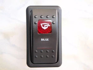 BILGE SWITCH PANEL MANUAL AUTO ON/ON BILGE CARLING VDDAB60B ESA2-BILGE VMS - Imagen 1 de 3