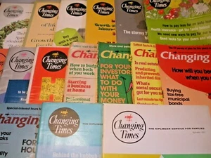 Lot - 16,Vintage Changing Times Magazine,1971,72,78,Stocks,Debt,Tax,Invest,Money - Picture 1 of 8
