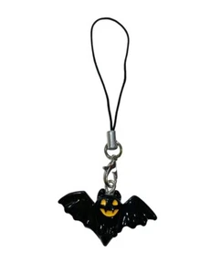 Chauve-Souris Téléphone Miniblings pendentif Vampire Halloween Noir Orange - Photo 1 sur 4