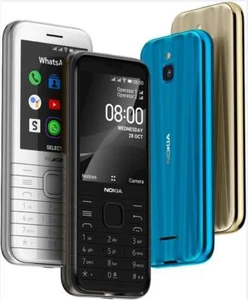 Nokia 8000 4G 4GB ROM 512MB RAM 2.0MP Original WIFI GPS Unlocked Mobile Phone - Afbeelding 1 van 12